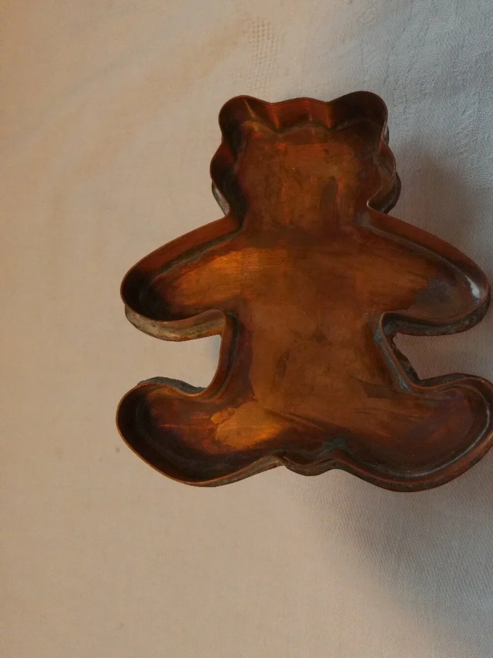 Teddy Bear 4 in Cookie Cutter Solid Brass Handle